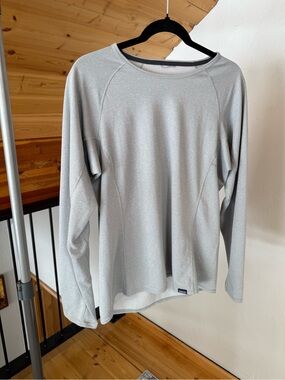 Patagonia Light Gray Long-Sleeve Capilene Baselayer